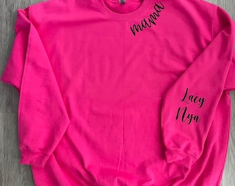 Custom MAMA Name Sweatshirt