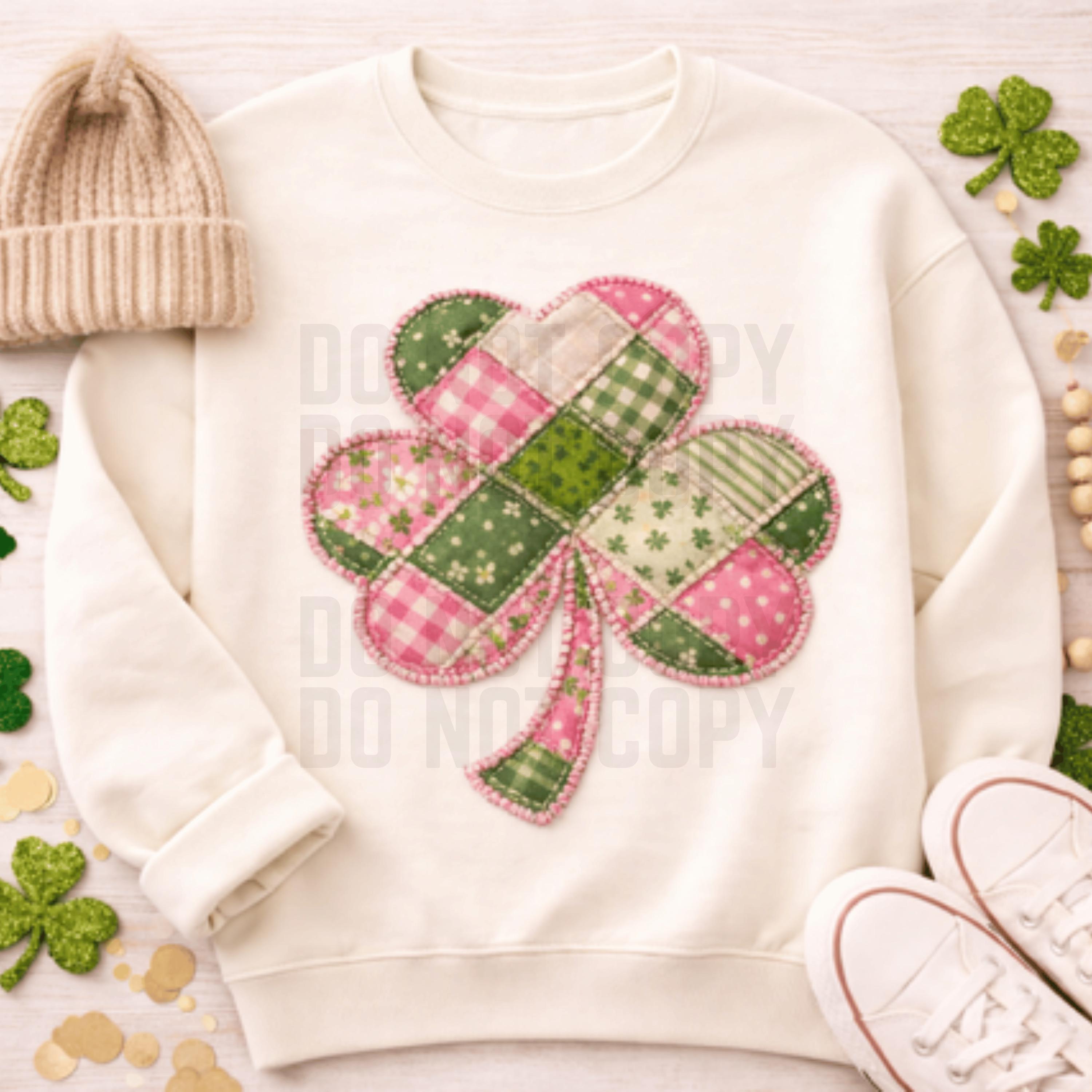 Patch Work Clover Shamrock Png, Patch Work Clover Png, St Patricks Day ...