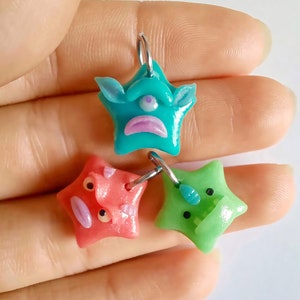 Monstar Polymer Clay Monsters Stars Charm