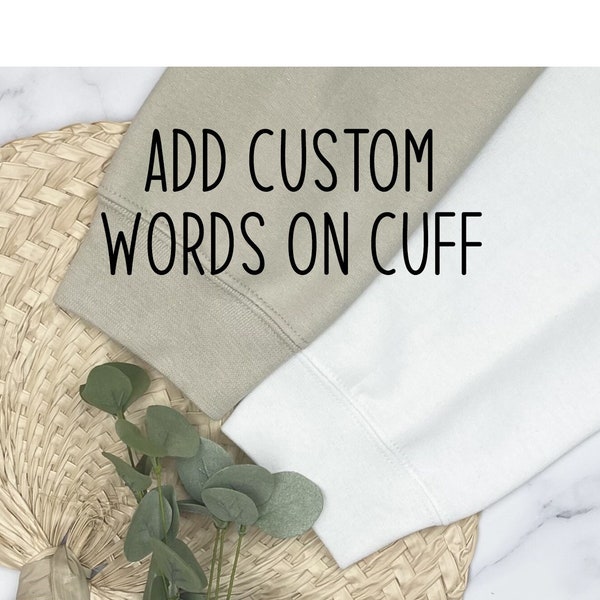 Add Custom Text to Cuff