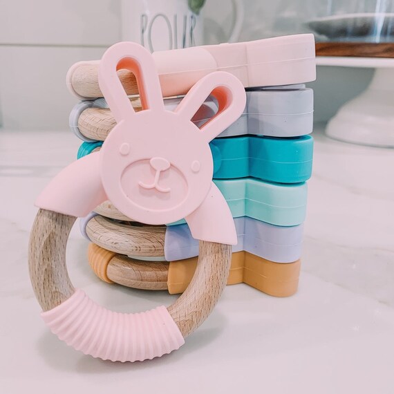 silicone bunny teether