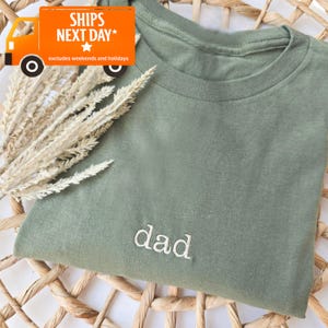 Embroidered Mom Dad Shirt, Mom Shirt, New Dad, New Dad, Father's Day Gift for Mom Dad Gift, Christmas Gift for Dad A24, M223