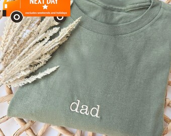 Camisa bordada para mamá y papá, camisa para mamá, papá primerizo, regalo del Día del Padre para mamá y papá, regalo de Navidad para papá A24, M223