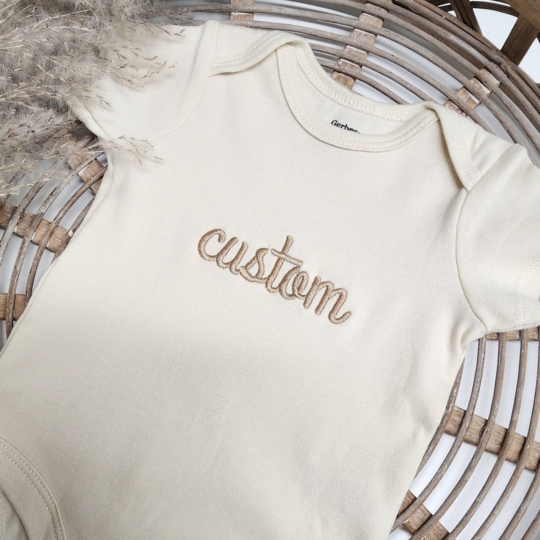 Embroidered ONESIES® Brand Personalized Baby Girl ONESIES® Brand