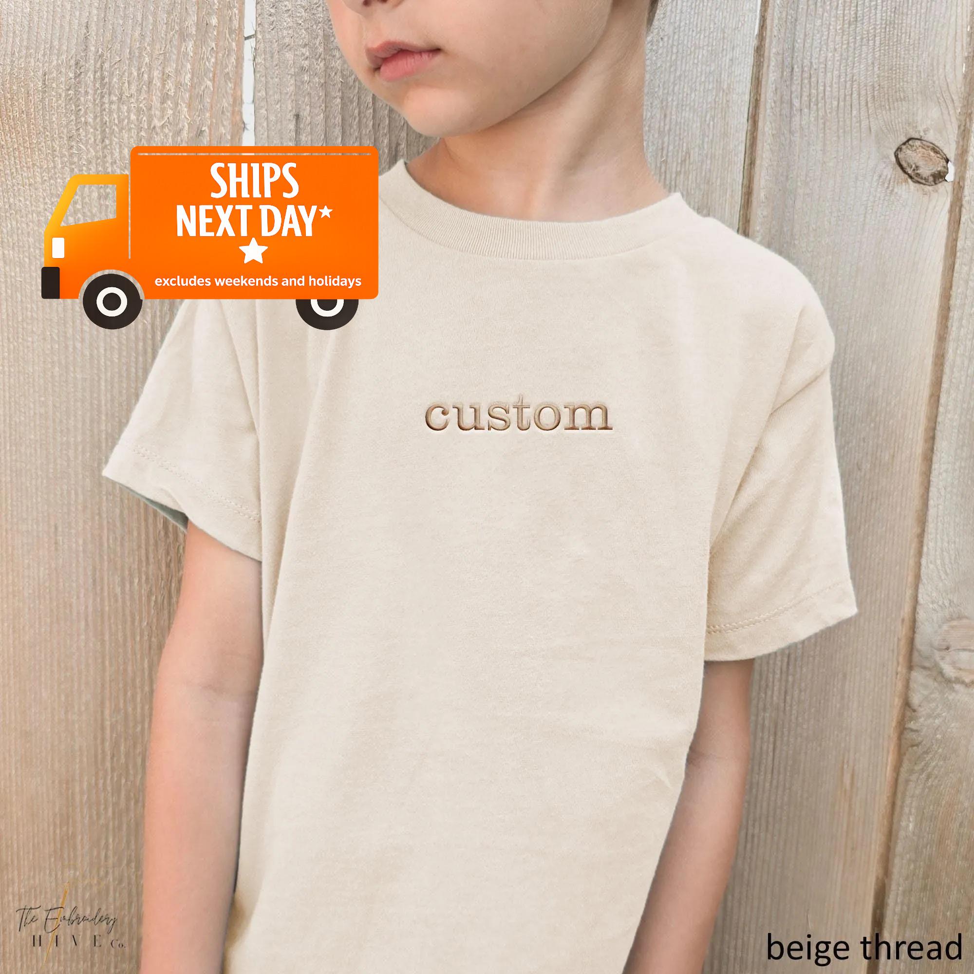 Embroidery Kid Shirt - Etsy
