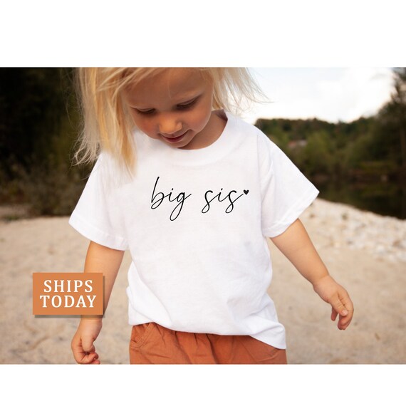 etsy big sister shirt