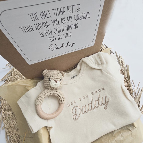 Surprise Box With Message, Embroidered See You Soon Daddy  display picture 2