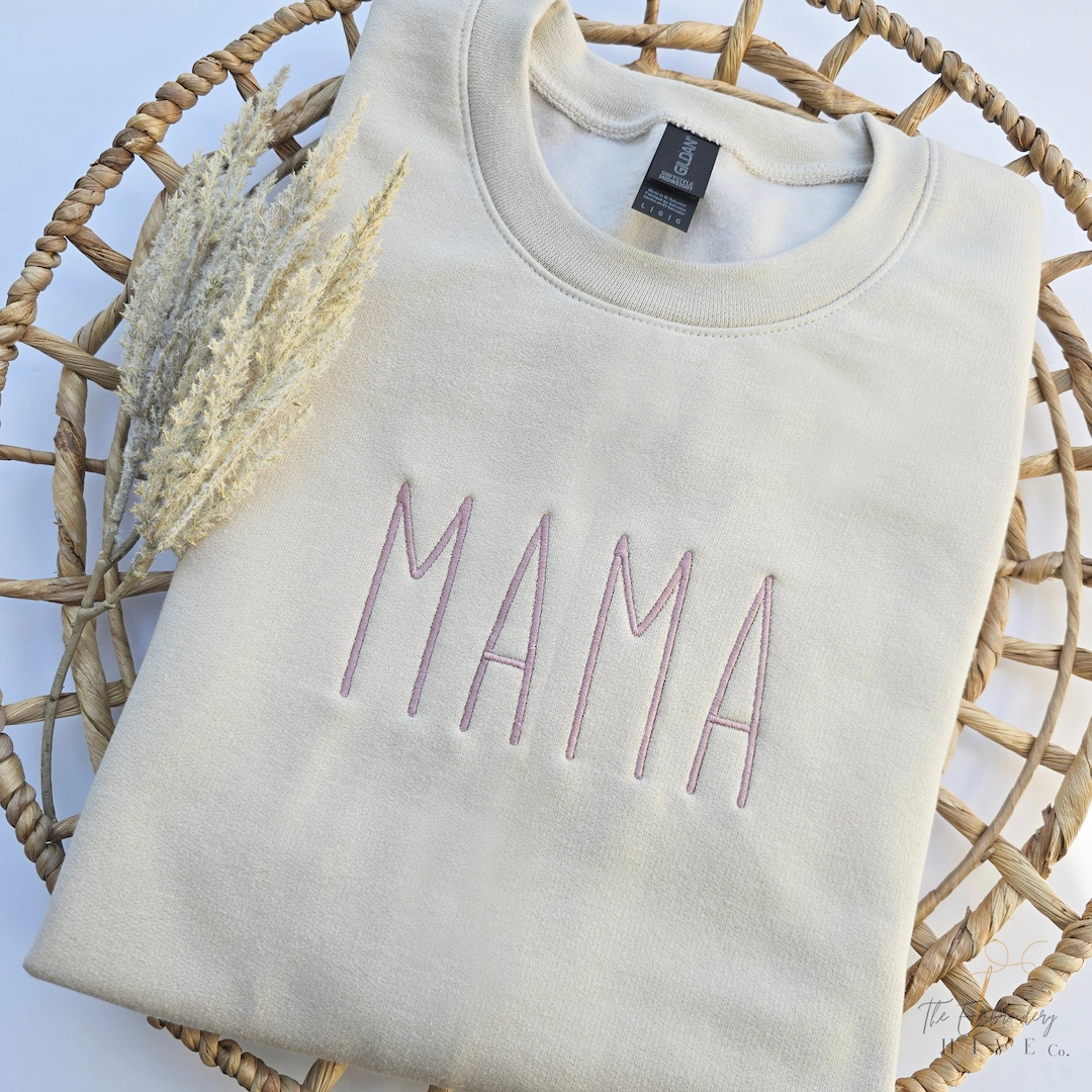 Embroidered Mama Hoodie main image 0