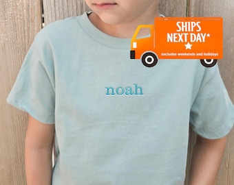 Embroidered Custom Name Shirt Toddler Shirt Embroidered Youth T Shirt Personalized Name Shirt Kids name T-Shirt, Custom Shirt Boy Girl Z59