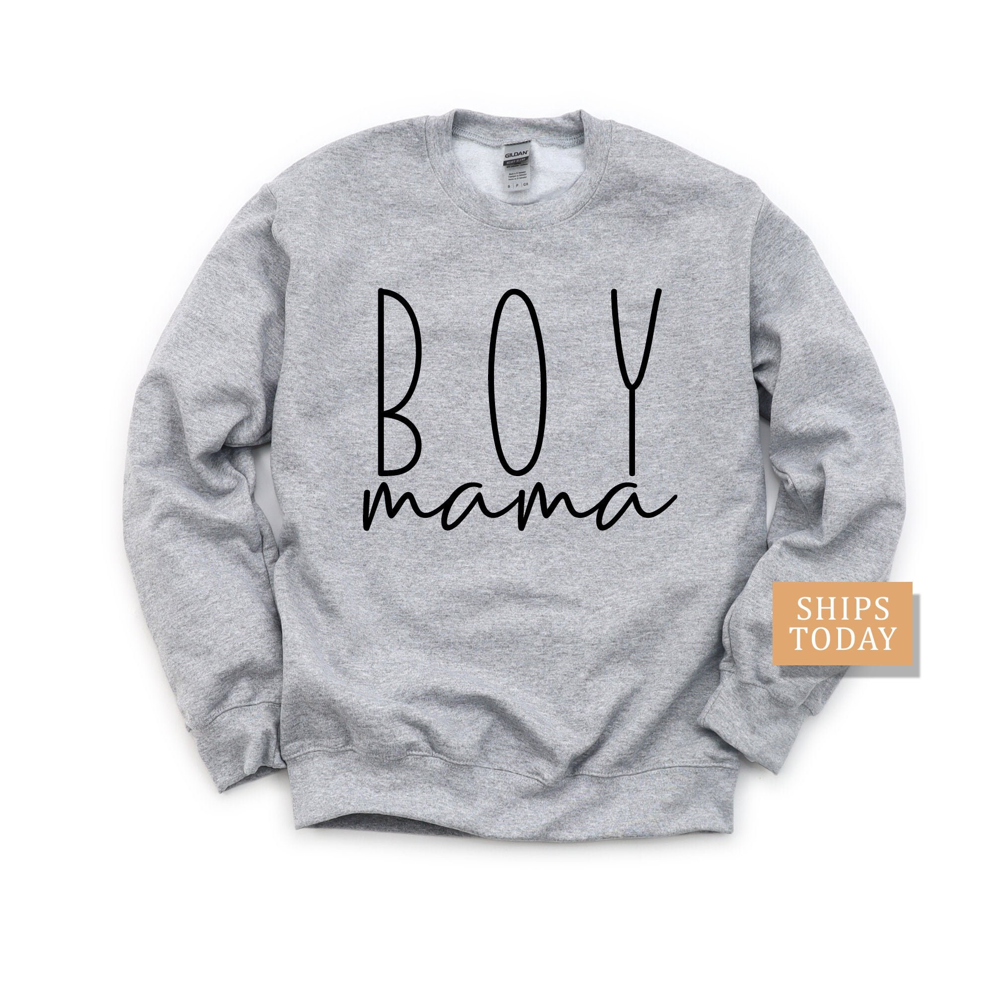 Boy Mama Sweatshirt Gift For Mom Boy Mama Shirt Baby Shower Etsy
