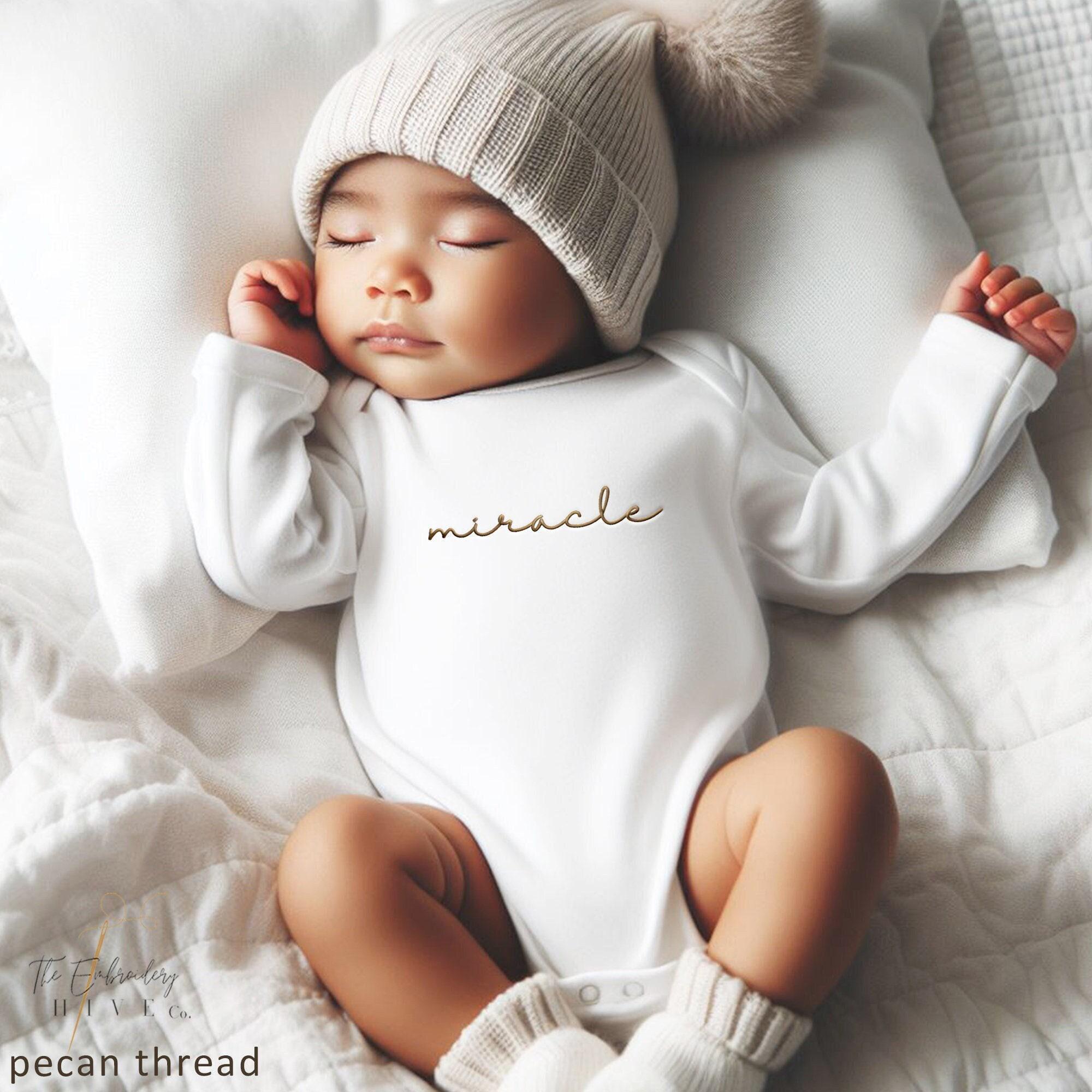 Miracle Onesies® Brand, Miracle Baby, Religious Onesie®, Blessed Baby Onesie®, Pregnancy Announcement, Answered Prayer, Misc209