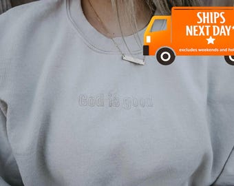 God is Good Sweatshirt, Faith Sweater, Christian Sweatshirt, Religious Sweatshirt, Sweatshirt for Church, Church sweater, Religious 1029