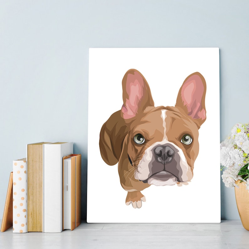 Pet Portrait. Custom pet portraits. Custom animal portrait. Etsy