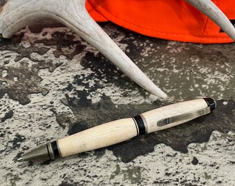 Handmade Whitetail Deer Antler "Cigar" Style Twist Pen