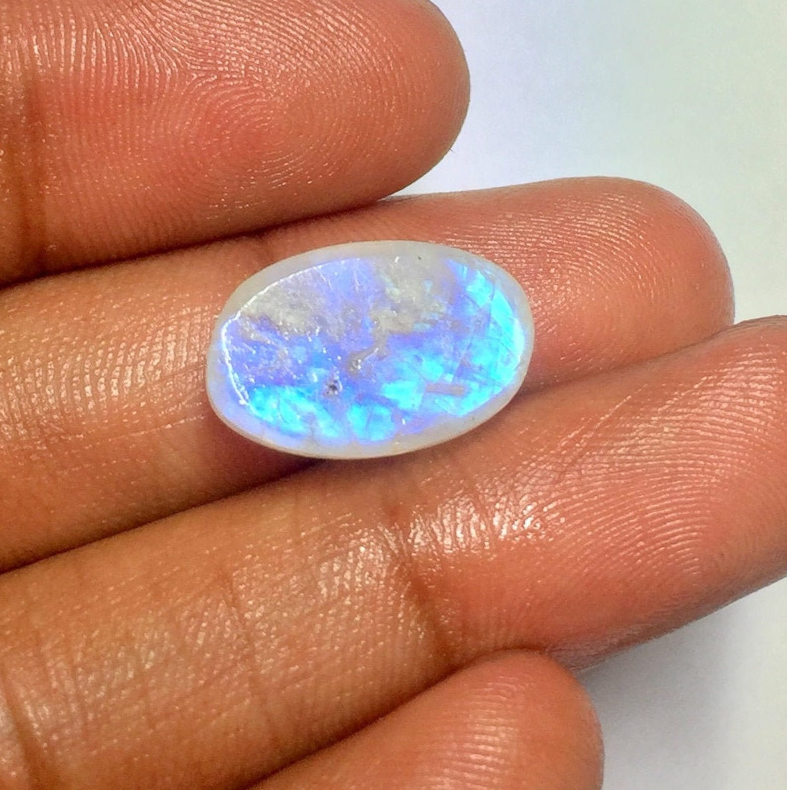 8 Cts 16x10x5mm 100 Natural..AAA Rare Moon stone Etsy