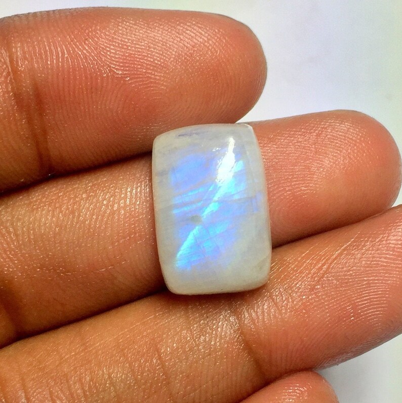 100/% Natural..AAA Rare Moon stone Gemstone,Cabochon,Top Quality Rainbow Loose Gemstone 16x11x6mm 12 Cts