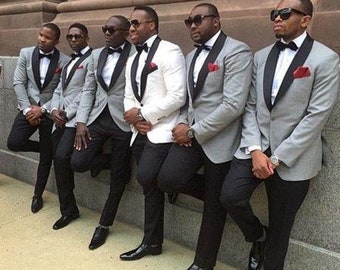 mens grey dinner jacket