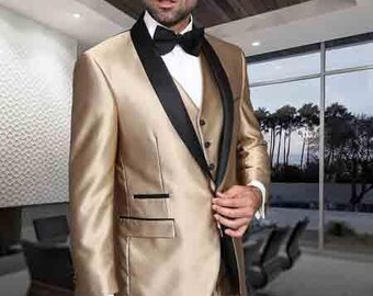black and gold mens tuxedo jacket
