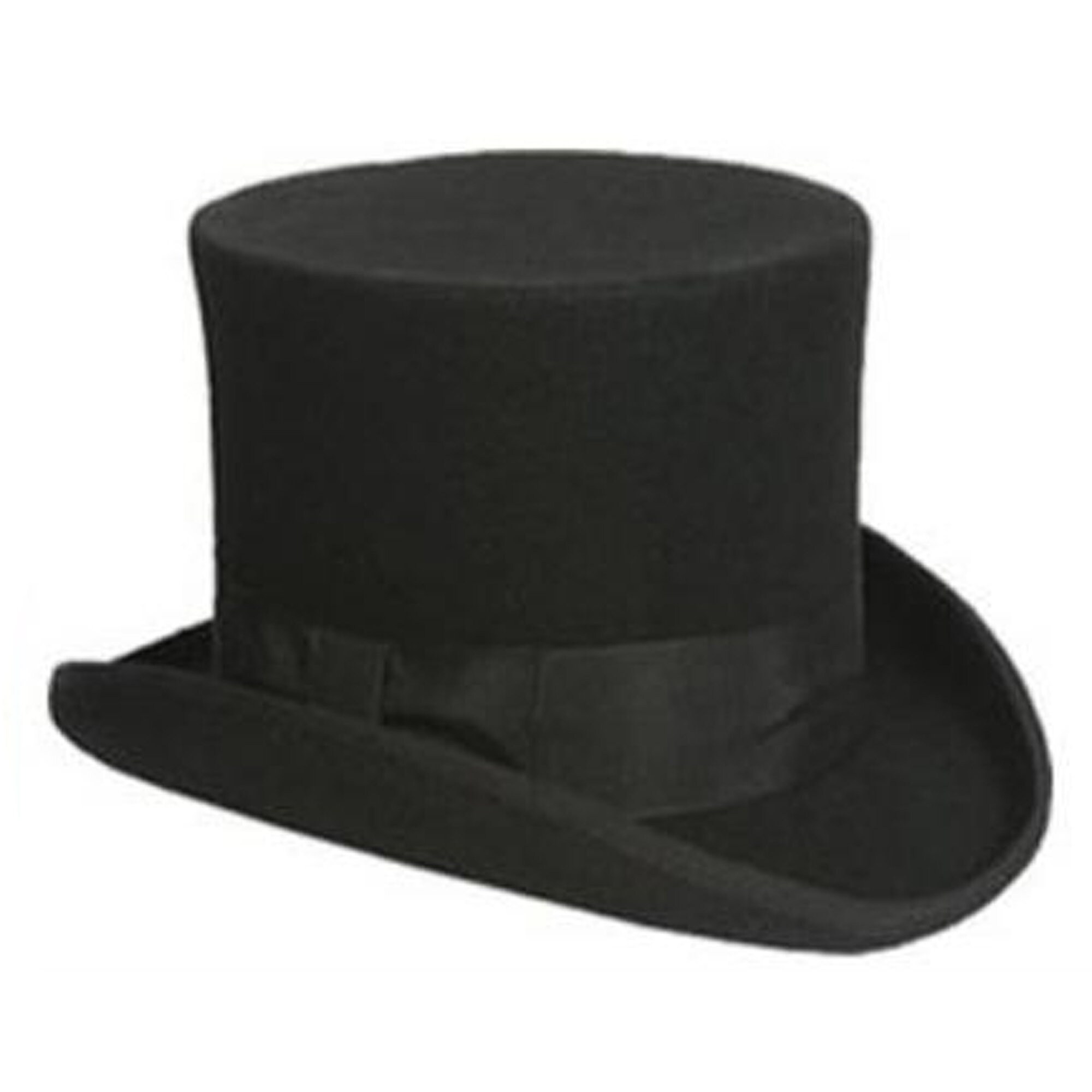 Elegant Black Or Gray 100 Wool Mens Dress Top Hat Tuxedo Etsy
