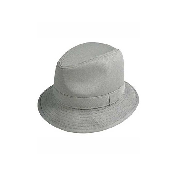Mens Grey Soft Felt Designer Felt Bucket Hat Etsy UK