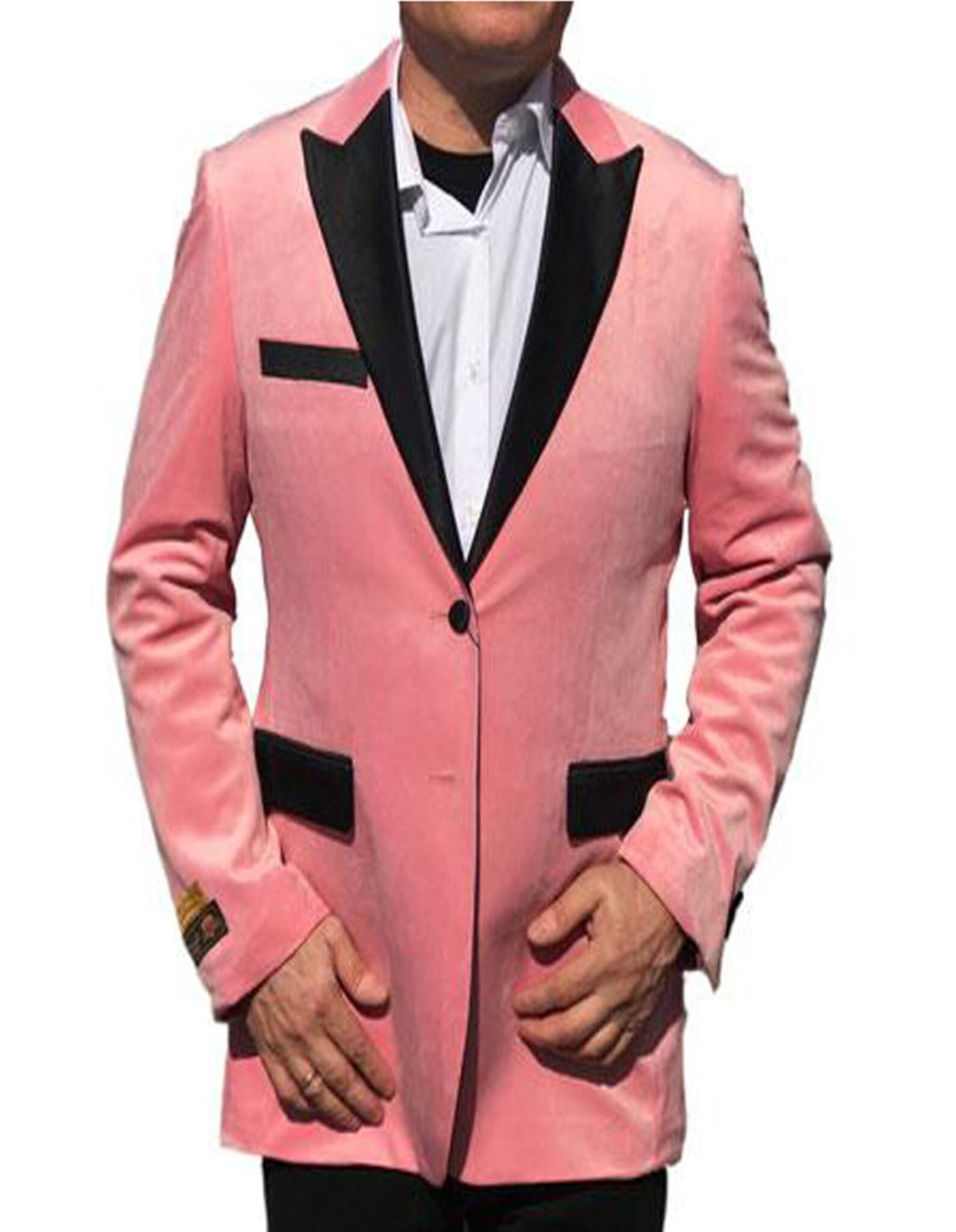 Men's Big and Tall Tuxedo Ligth Pink Velvet Tuxedo Blazer Etsy UK