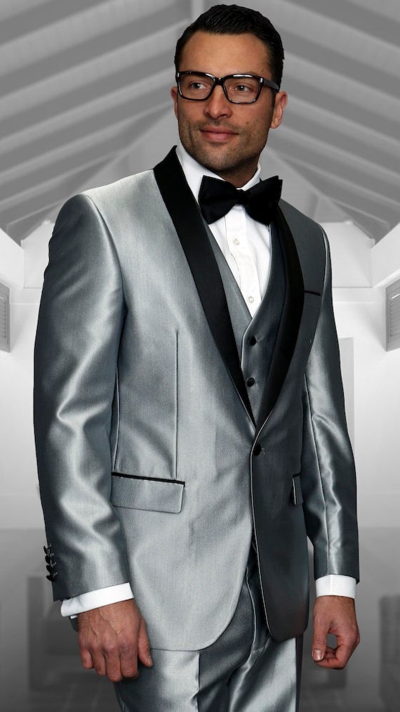 Designer Silver Suit SHR 0071 TAS at Rs 14500 in Mumbai | ID: 18433038330