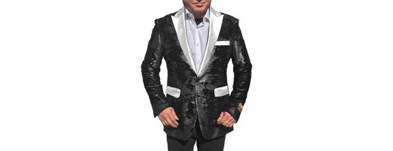sequin tuxedo