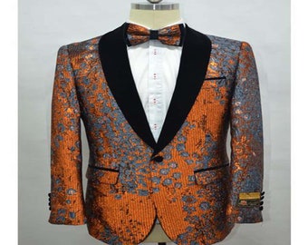 ALBERTO NARDONI Mens Orange Tuxedo - Etsy