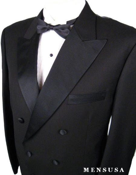 Mens Formal 2-button Peak Lapel Double Breasted Tuxedo 6 on 2 - Etsy