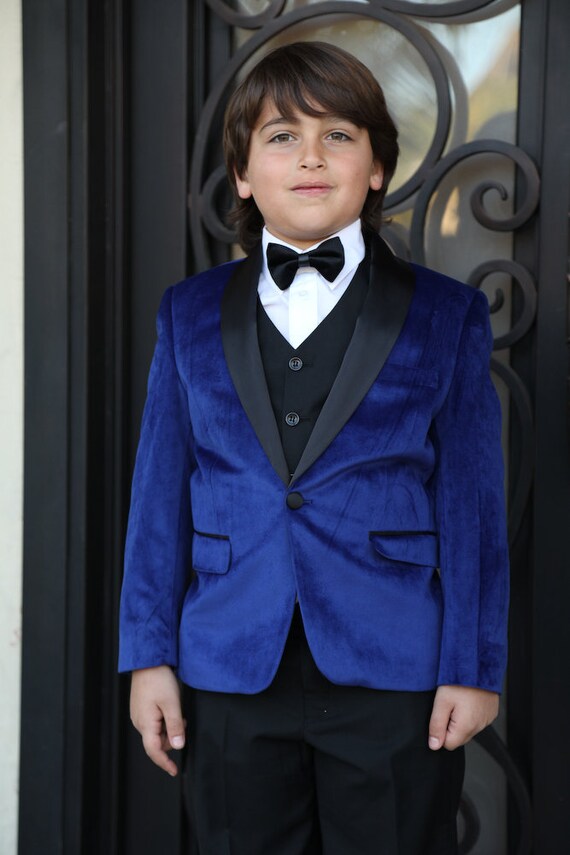 Velvet Sapphire 5pc Suit Shirtbowtie 