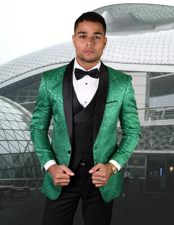 Emerald Tuxedo With Shawl Lapel Mans 