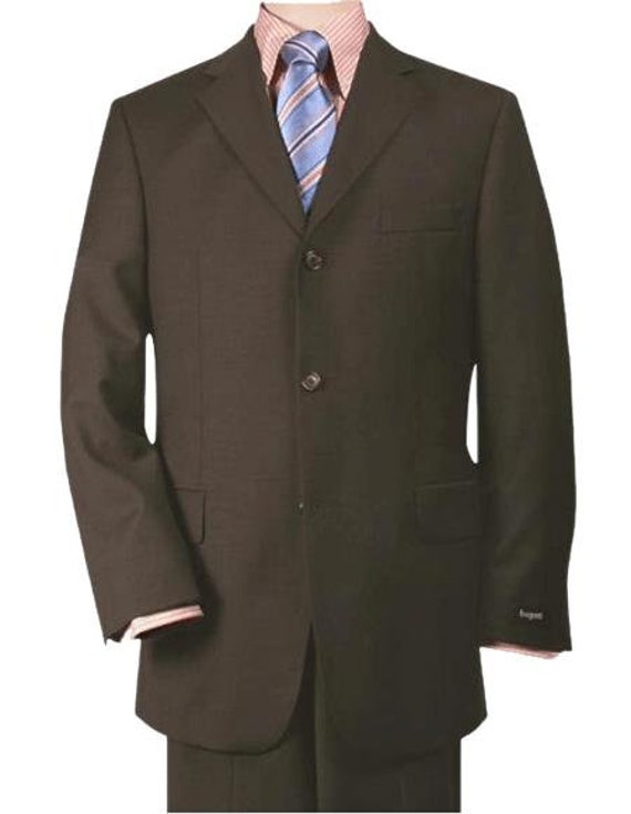 BLAKE Matte Dark Brown Vintage-Look Suit and Coat Buttons, Made in Italy