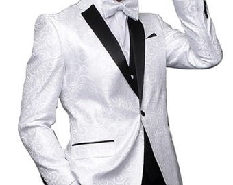 white paisley jacket