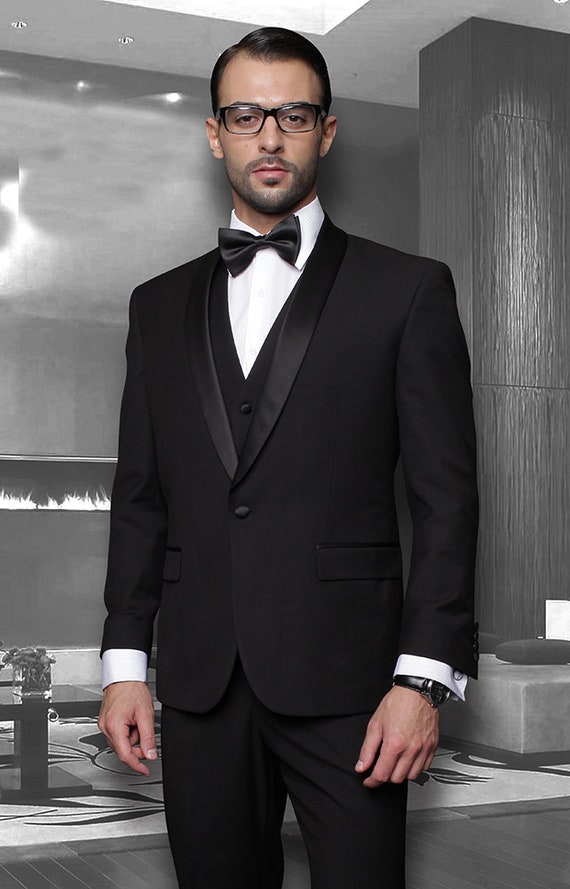 Men Suits Black 3 Piece Slim Fit Two Button Wedding Groom Party Wear Coat  Pant, Black Pinstripe Suit for Men, Men Slim Fit Italian Suit - Etsy