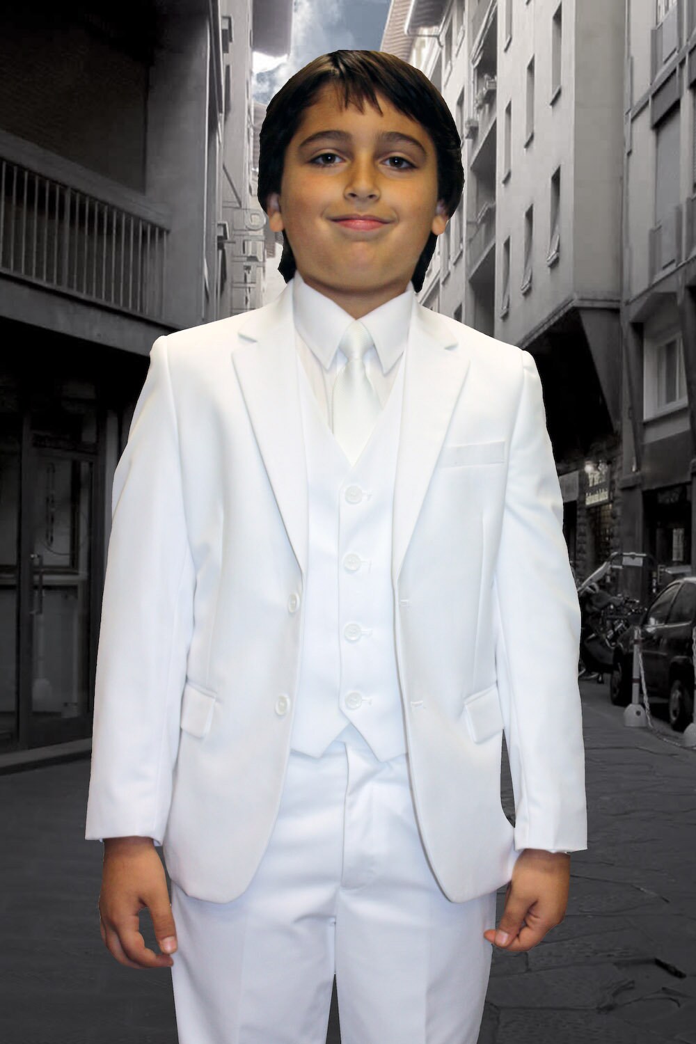 5pc Suit Shirtbowtie \u0026 Vest for Kids 
