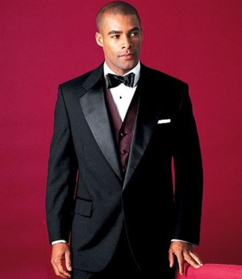 Mens Formal 2 Buttons Tuxedo 2 Buttons Tuxedo Jacket Pants Etsy
