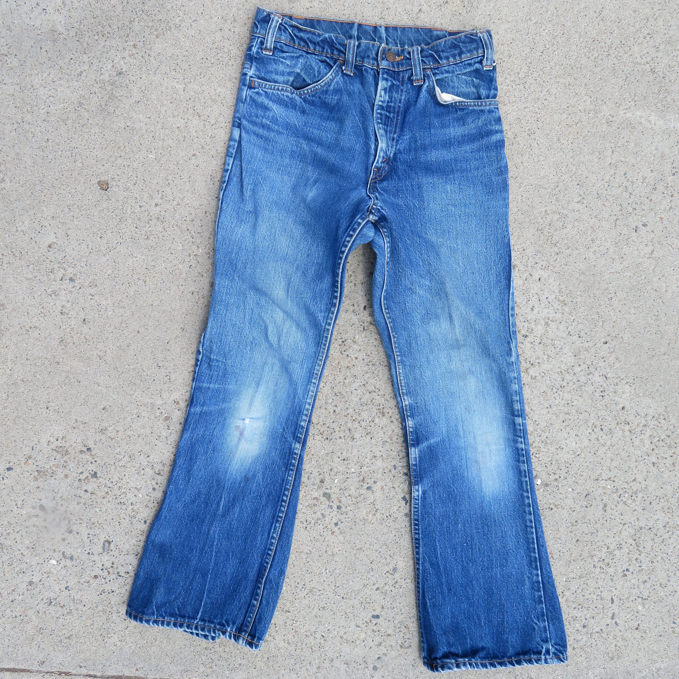 SAMPLE LEVIS LVC 505-0217 BIG E SELVEDGE DENIM MEN BLUE JEANS SZ32X32 JAPAN  RARE