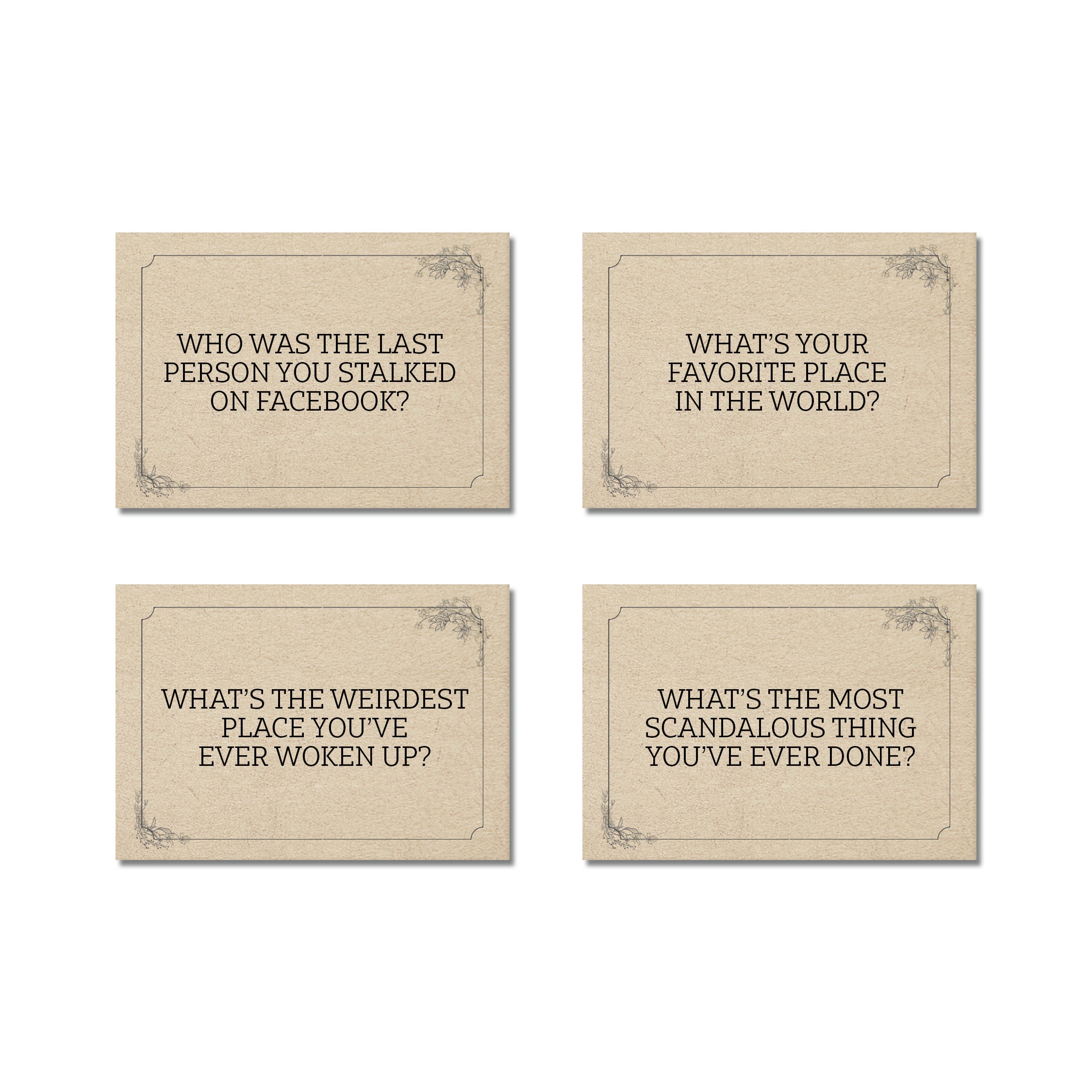 ICE BREAKER Game Bachelorette Party Game Girls' Night Etsy