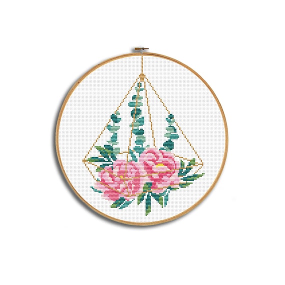 Christmas Terrarium - Modern Cross Stitch PDF