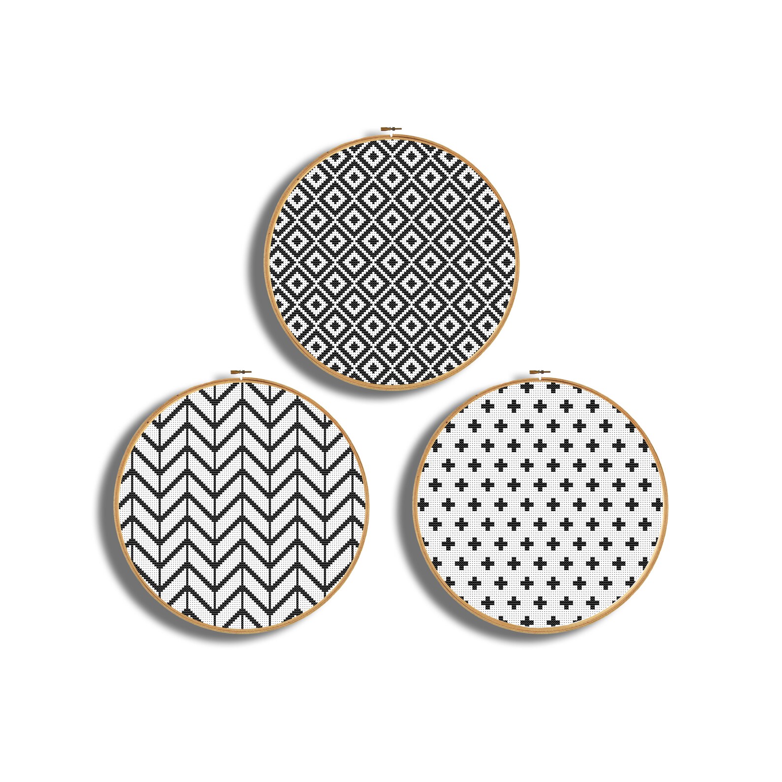 Geometric Cross Stitch Pattern Modern Cross Stitch Chart Etsy