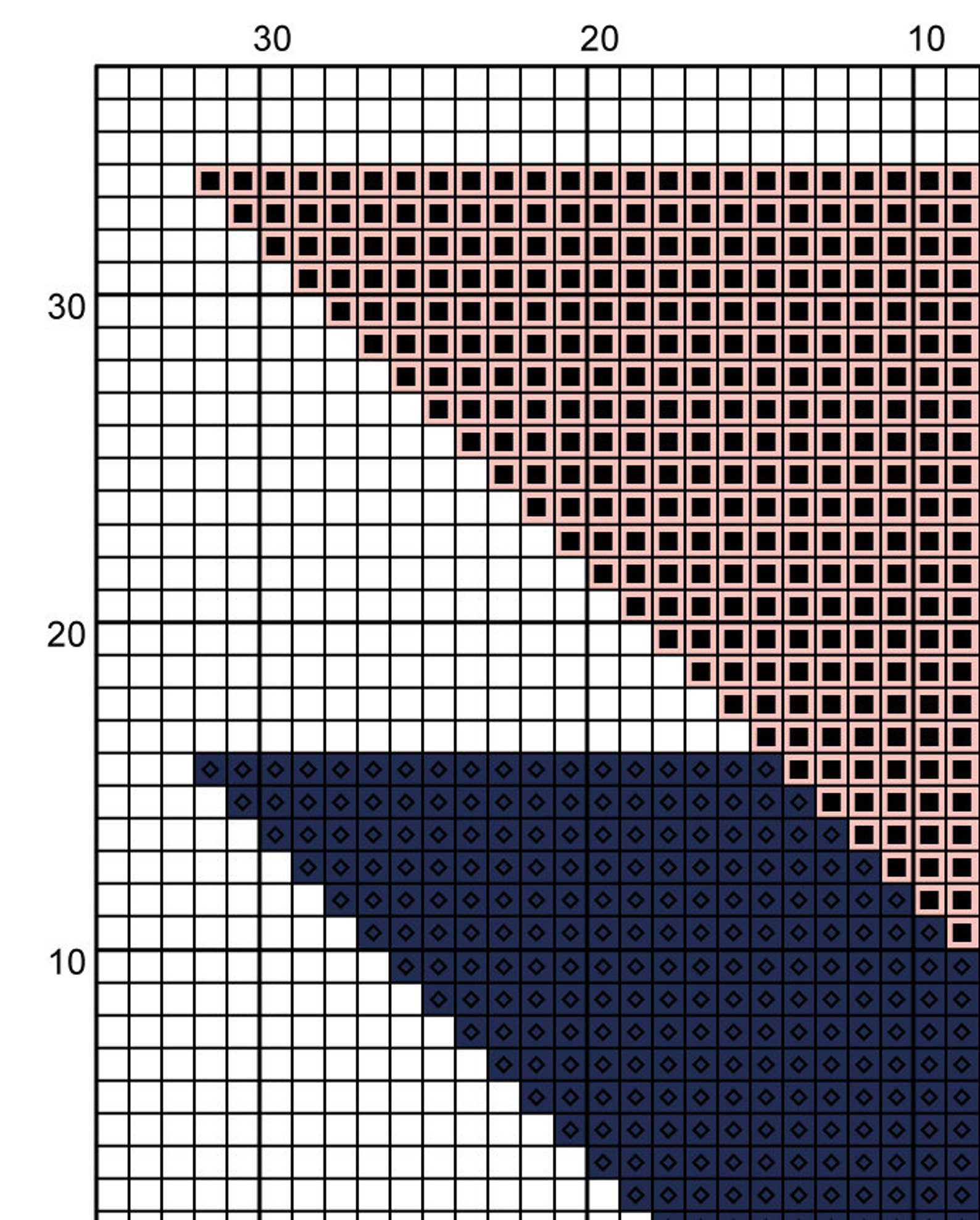 Set of Patterns Geometric Cross Stitch Pattern Modern Cross Etsy
