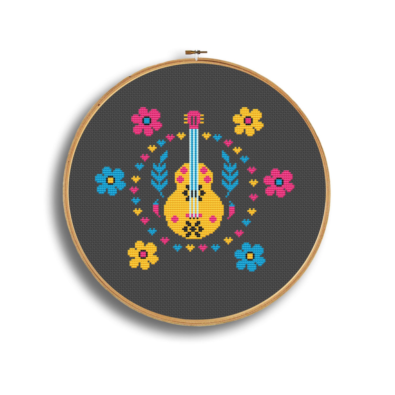 Mexican Cross Stitch Pattern Dead Day Cross Stitch Chart - Etsy