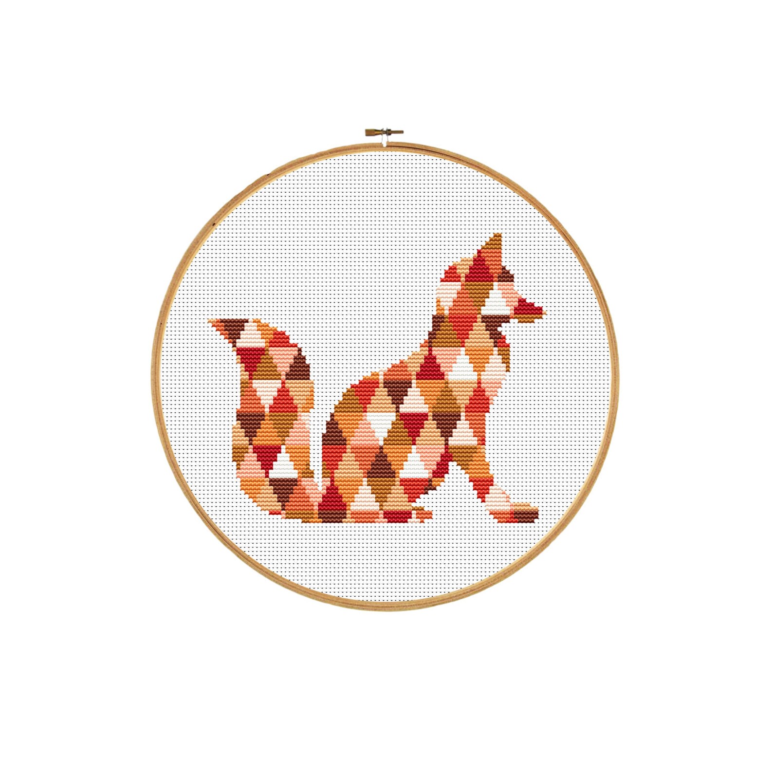 Geometric Cross Stitch Patterns Set of 3 Animal Patterns PDF Etsy