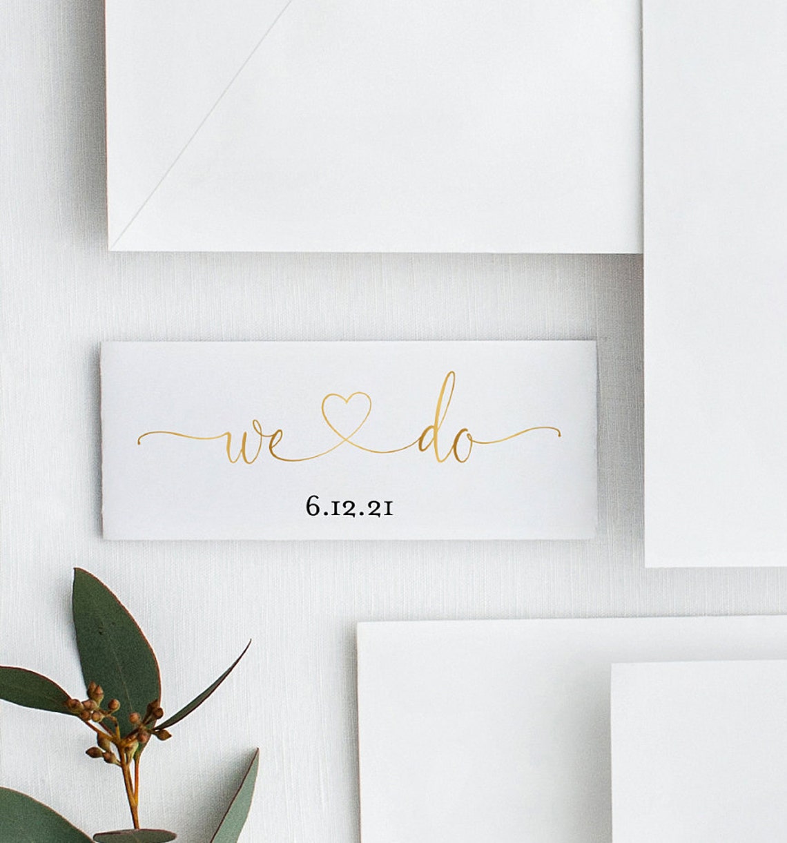 Printable Belly Band Template Simple Elegant Wedding Belly | Etsy