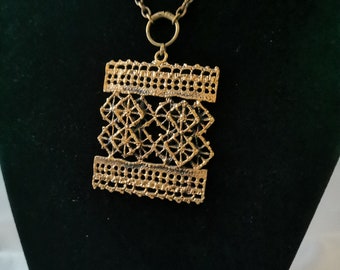 Pentti Sarpaneva ネックレス vtg ブロンズ ペンダント フィンランド