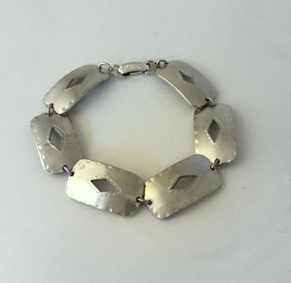 Charm signed bracelet in Pewter from North of Swe… - image 8