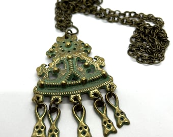 Kalevala Koru (Finlande). Collier en bronze. Années 70-80. Vintage. - Canada