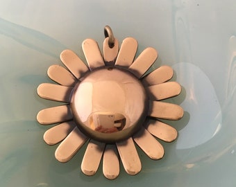 Alton Karl Erik Palmberg Necklace Vtg Bronze Pendant Chain