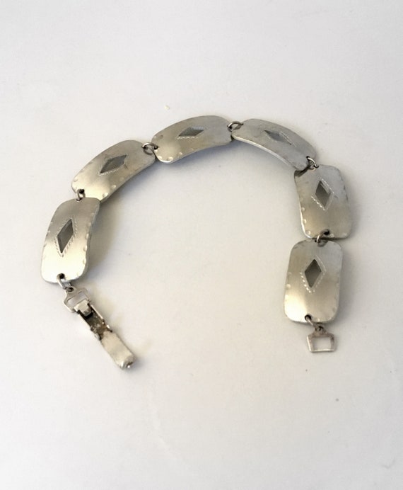 Charm signed bracelet in Pewter from North of Swe… - image 4