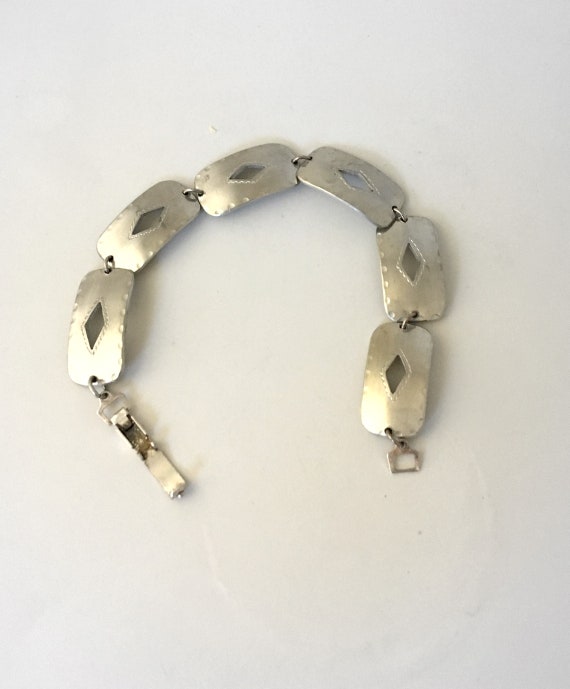 Charm signed bracelet in Pewter from North of Swe… - image 7